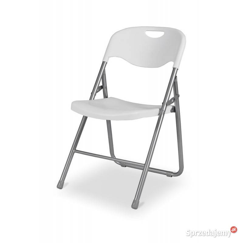 Krzesło krzesła składane cateringowe POLY 9 białe