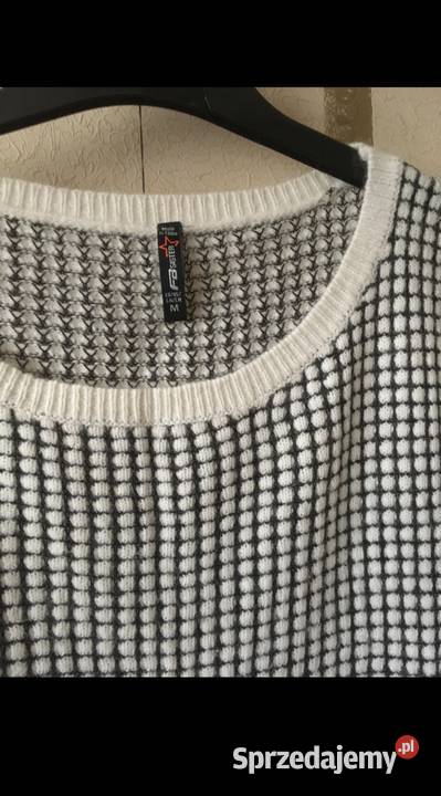 YORKER nowy miły ciepły miękki Sweter z Wełną kolorowy Leszno