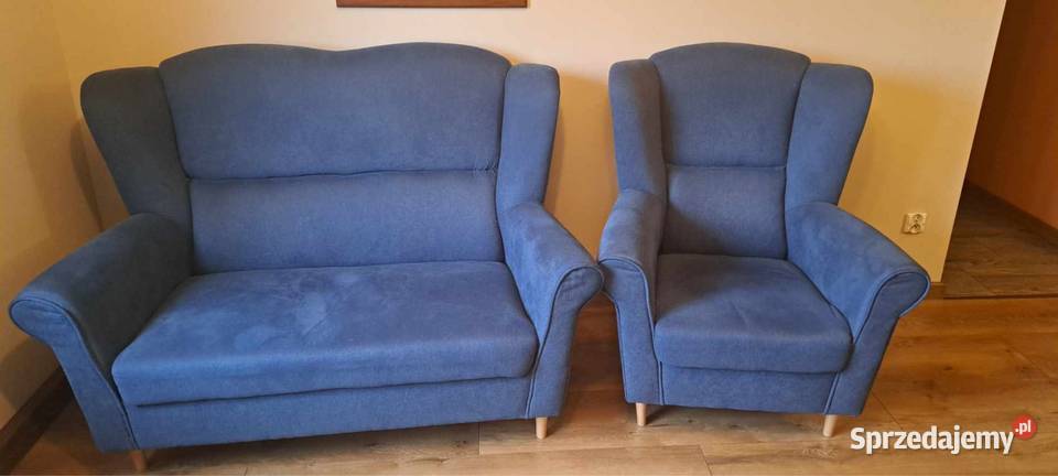 Zestaw loft kanapa sofa 2 fotele podnóżek kujawsko-pomorskie