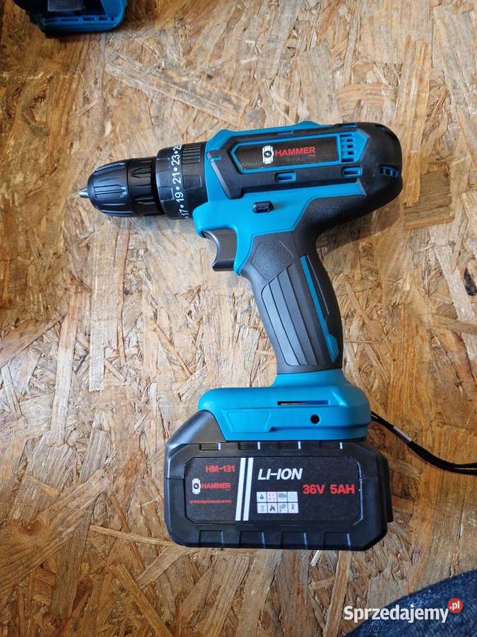 ZESTAW NARZĘDZI AKU 21V 4x BAT 5w1 MŁOT KLUCZ Zestawy narzędzi Głogowa