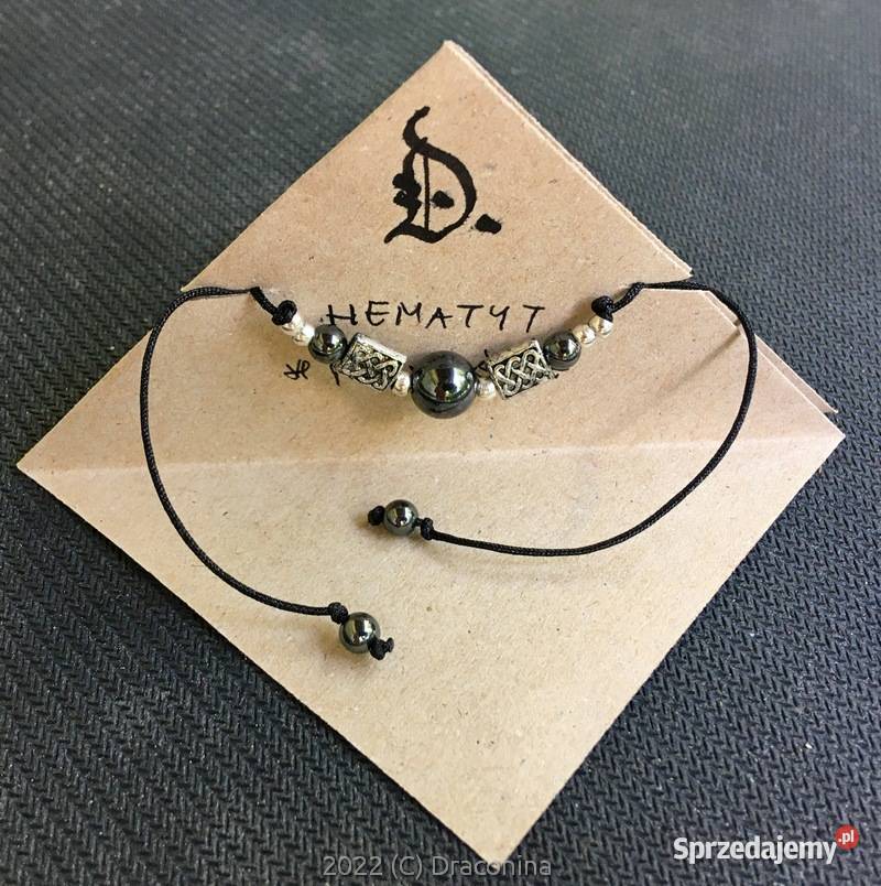 Bransoletka sznurkowa wojowniczka hematyt 1 Kraków