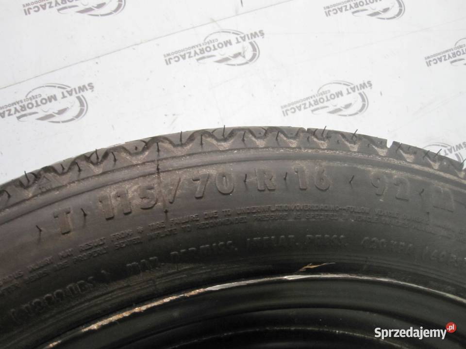 OPEL ASTRA H koło dojazdowe 1157016 92M 4x100