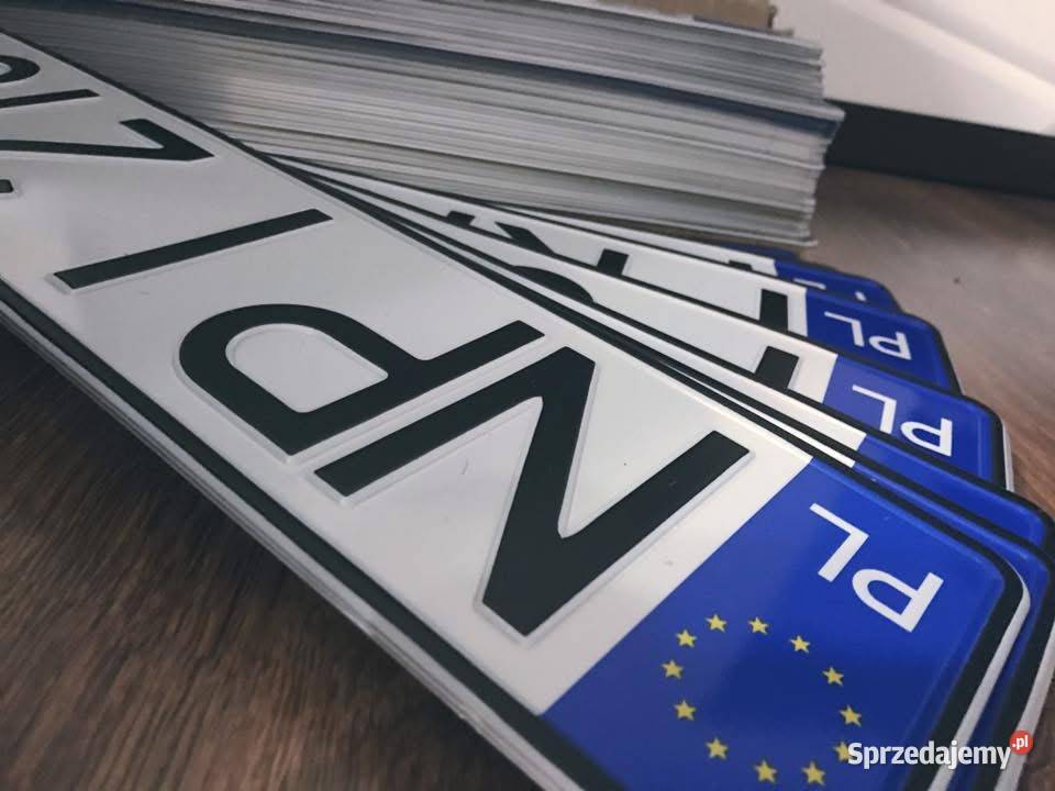 Produkcja tablic rejestracyjnych Warszawa