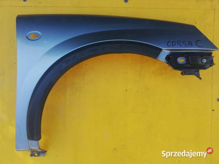 błotnik przód prawy Opel Corsa C r0006 srebrny łódzkie Piotrków Trybunalski