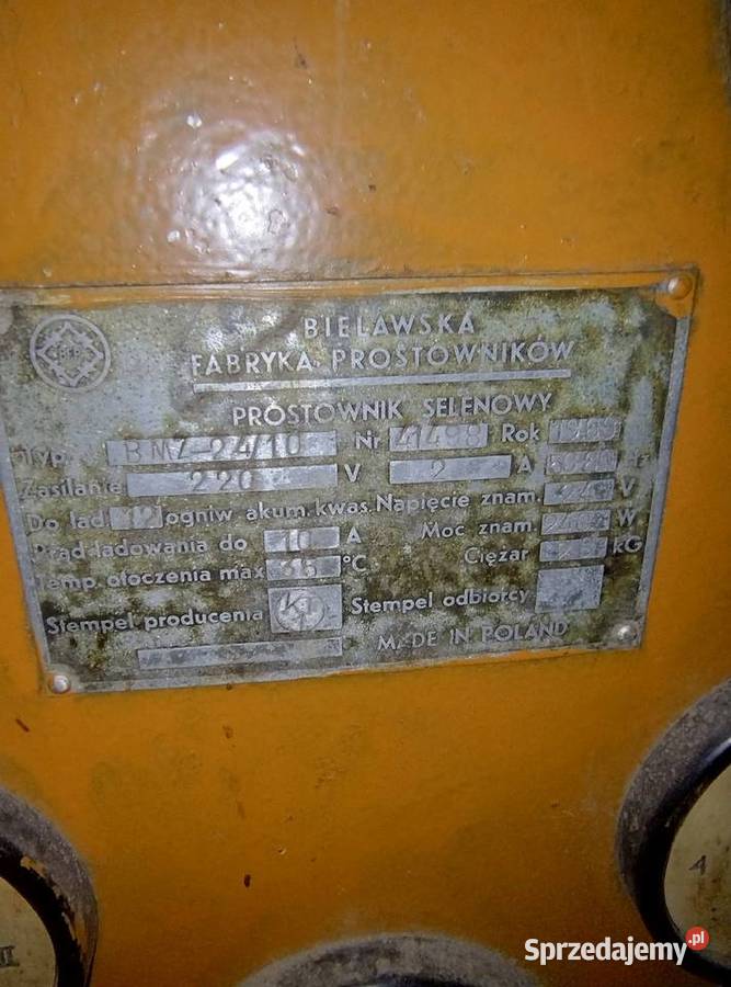 Prostownik prl z 1968 roku Poznań