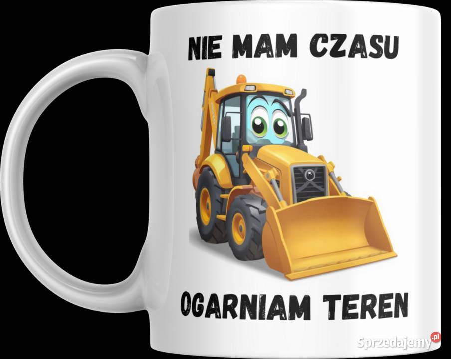 Kubek prezent fana operatora maszyn budowlanych kujawsko-pomorskie Bydgoszcz