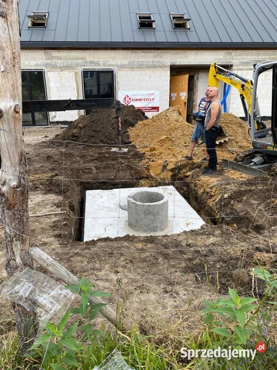 Zbiornik betonowy mały szambo woda deszczowa Warszawa