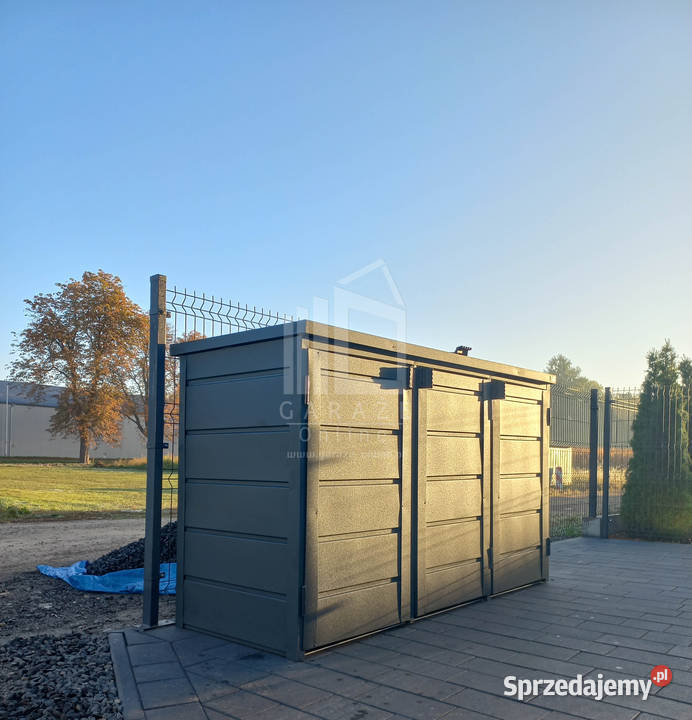 wiata śmietnikowa obudowa kubłów 207x80x120 Nysa