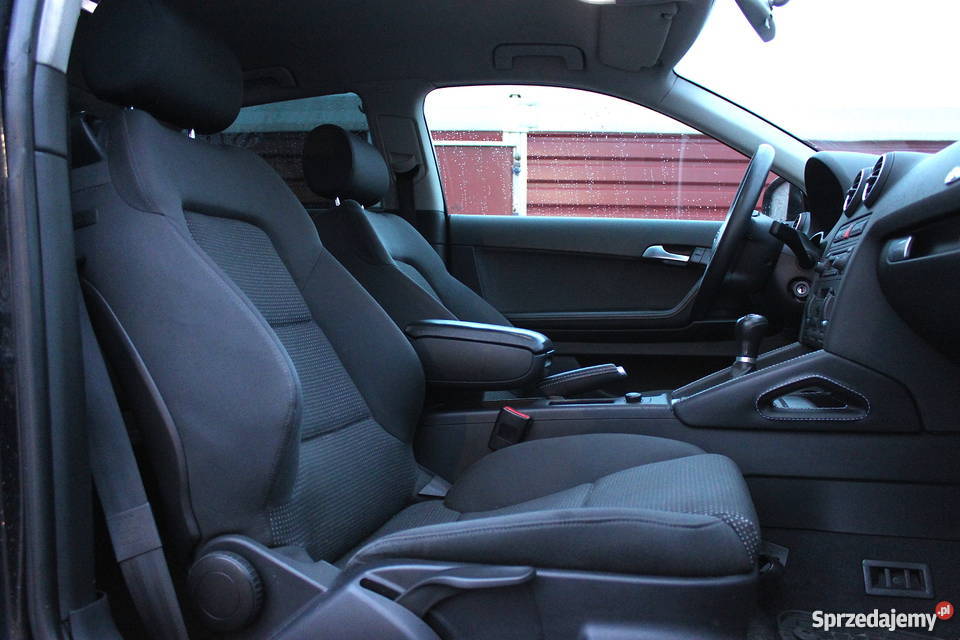 Audi A3 8P czarna S3 Sline Alu 203000km Leszno sprzedam