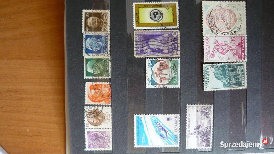 znaczki Włochy Filatelistyka Myszków