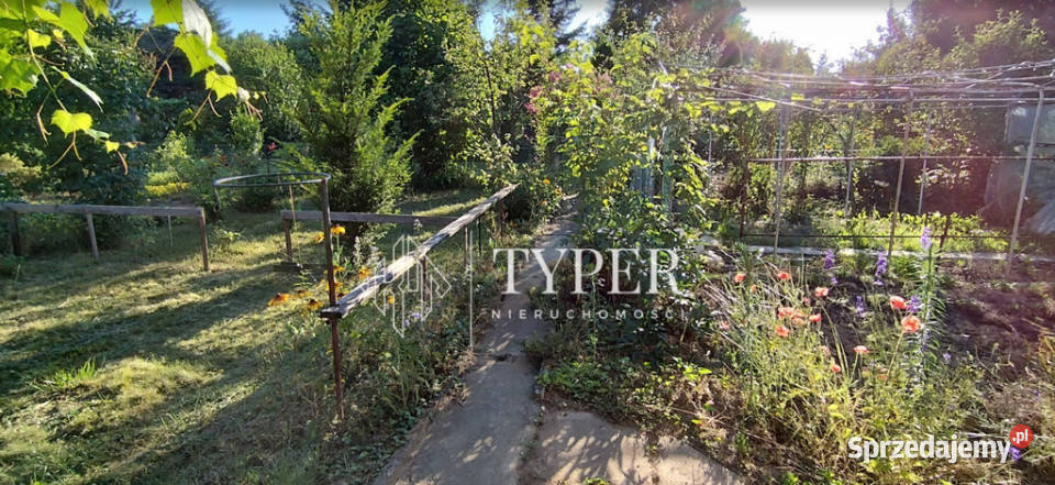 Działka ROD z domkiem o powierzchni 35 m 25 ar siatka Tarnów