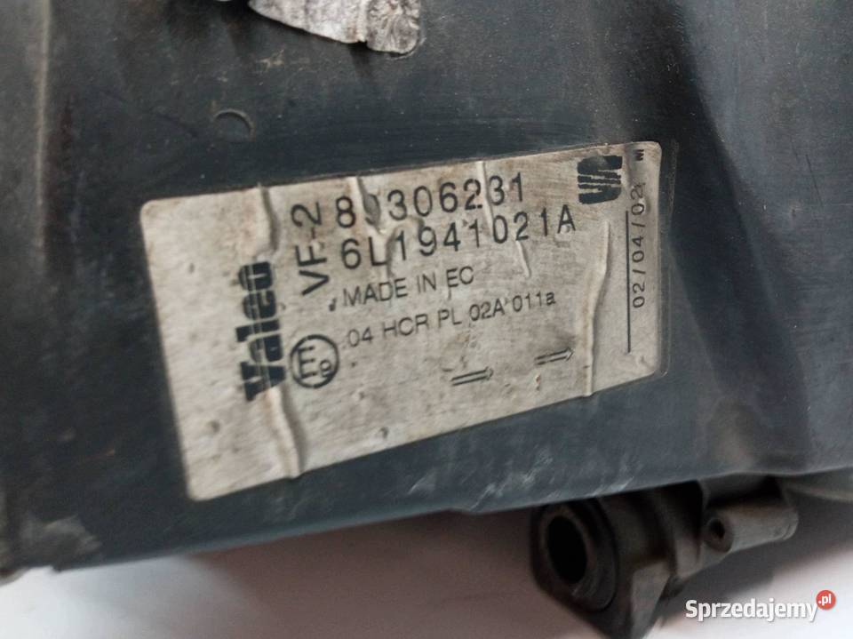 LAMPA PRZÓD LEWA EU 6L1941021A Seat Ibiza III sprzedam