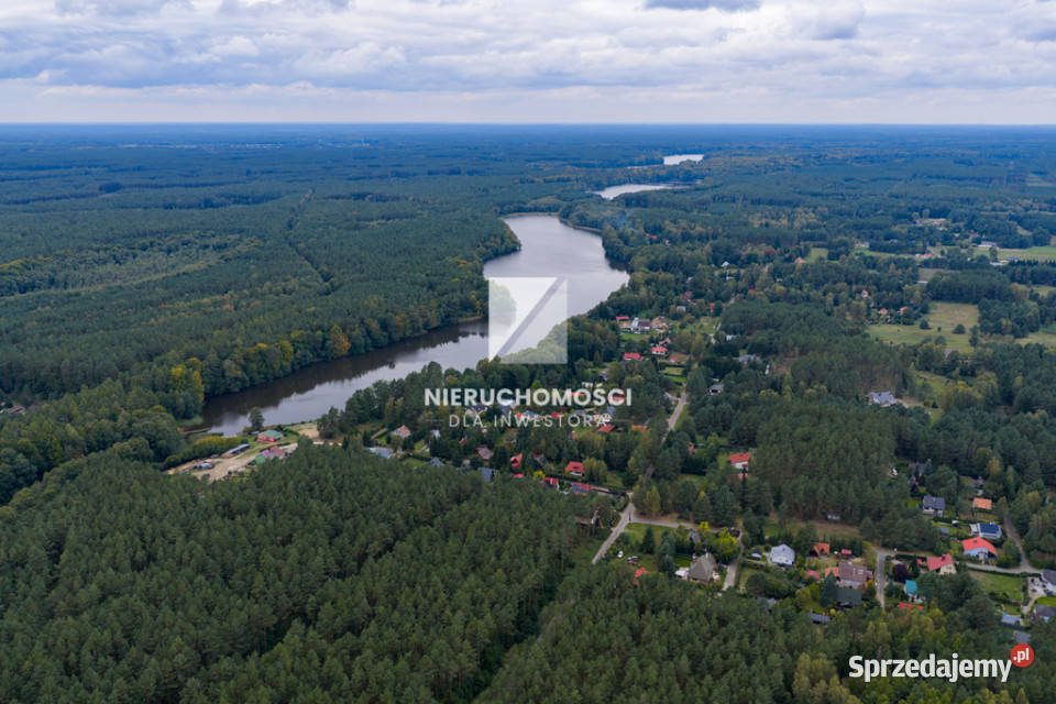 Santoczno działka budowlana 1489 mkw lesie