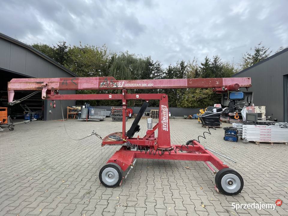 Dźwig Steinweg Bocker MK4005 minikran żuraw Ślesin sprzedam