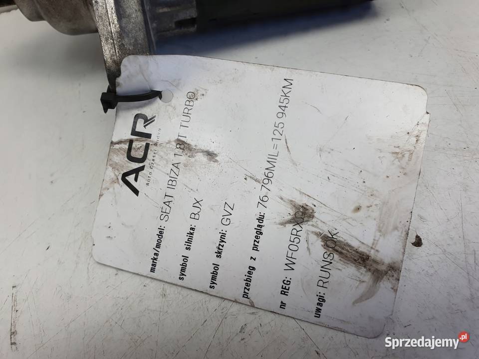 Seat Ibiza III FR 18 T TURBO ROZRUSZNIK oryginał Janów sprzedam