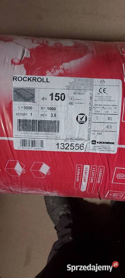 Wełna skalna Rockroll 150mm lambda 0041 do 0044 Będzin sprzedam