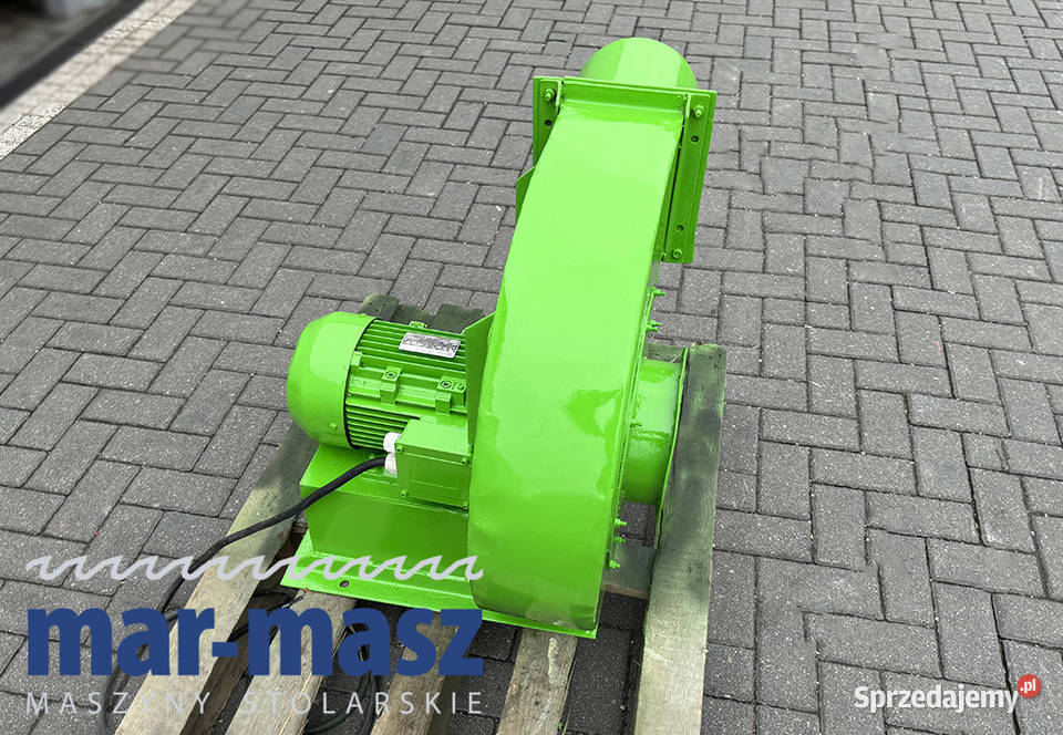 Wentylator do odciągu trocin wyciąg 3kW Sierakowska Huta