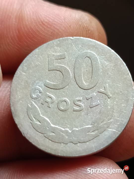 Sprzedam 50 groszy 1957 skretka lekka bvm Chełm