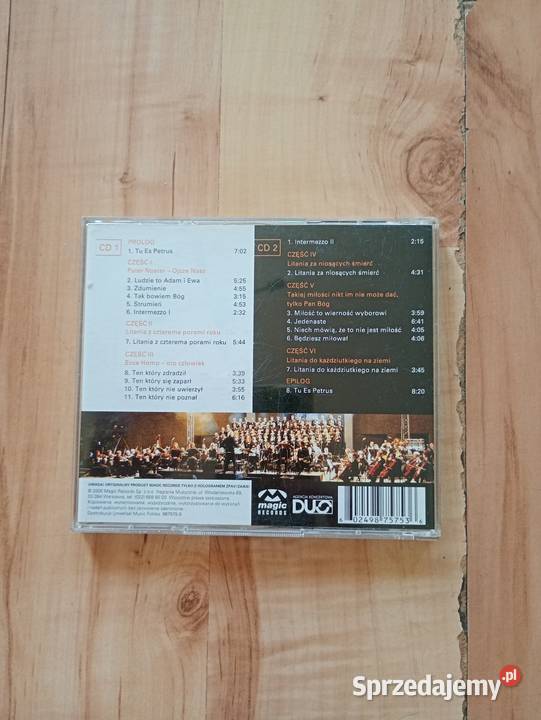 CD Koncert Live Tu Es Petrus Ty Jesteś Skała Szczecin