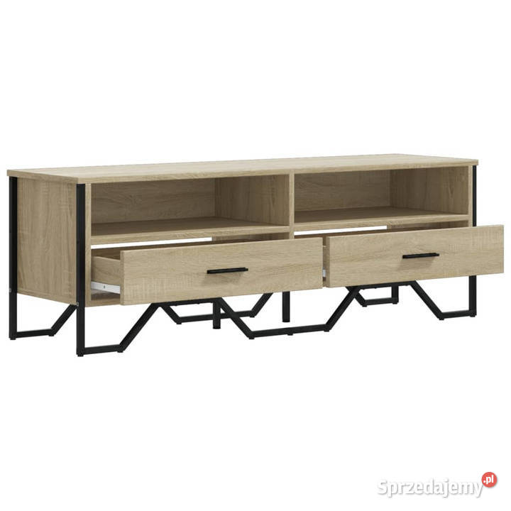 Szafka pod TV dąb sonoma 122x34x41 materiał Warszawa