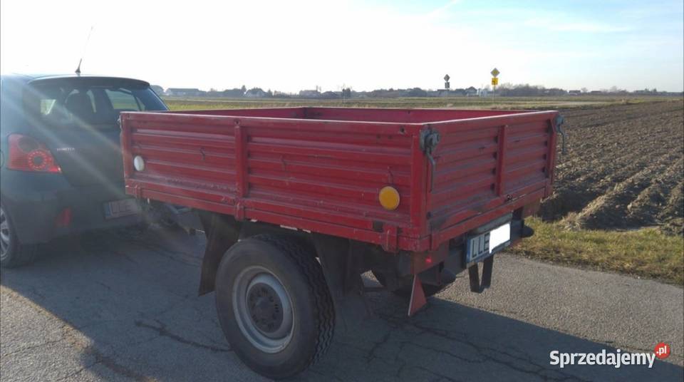 Przyczepka samochodowa lekka zarejestrowana Łęczna