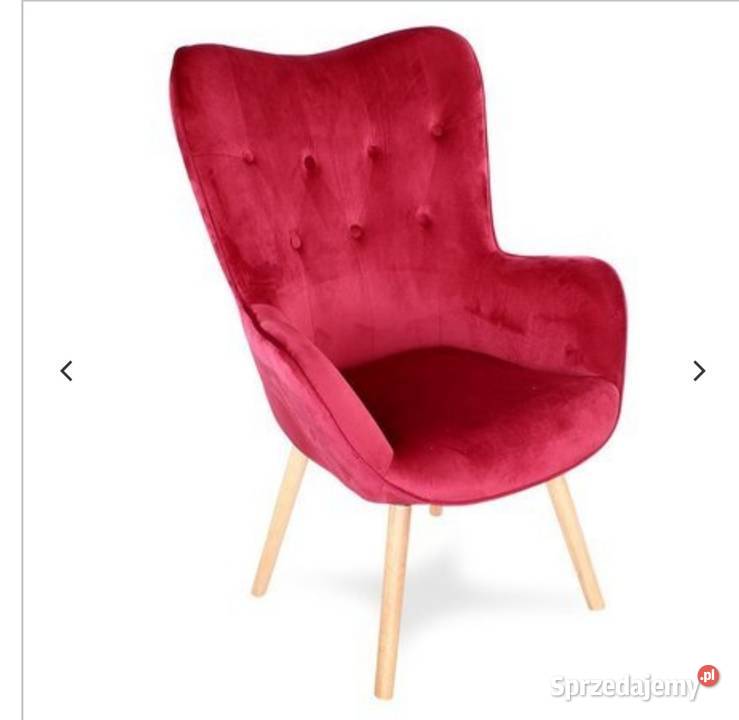 Fotel uszak różowy ciemny Dostępne inne kolory