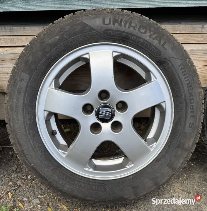 Alufelgi Seat 14 z oponami Uniroyal RAINEXPERT 5 Motoryzacja podkarpackie Sanok