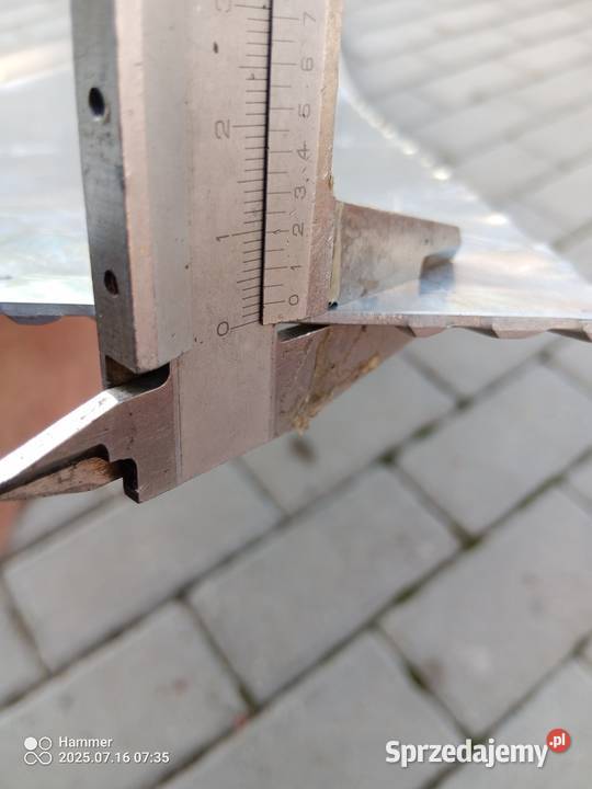 Blacha aluminiowa ryflowana 30x300 2mm Pozostałe