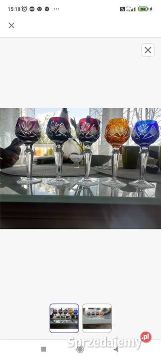 Kieliszki kryształowe lubuskie sprzedam