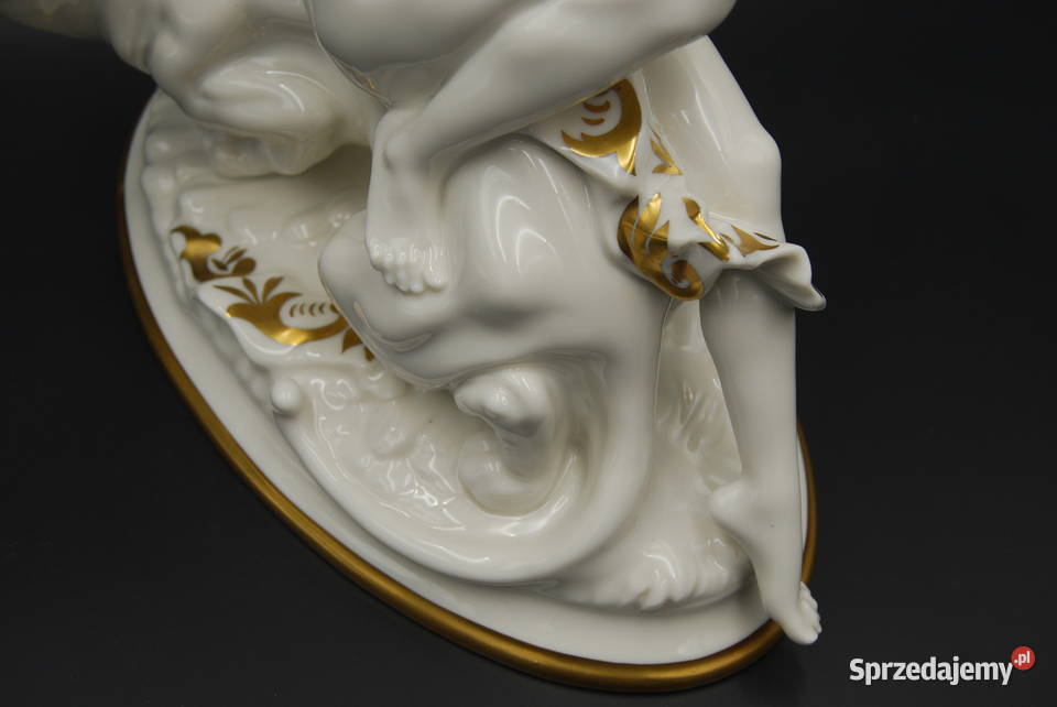 Porcelana Hutschenreuther Ariadna na panterze Poznań