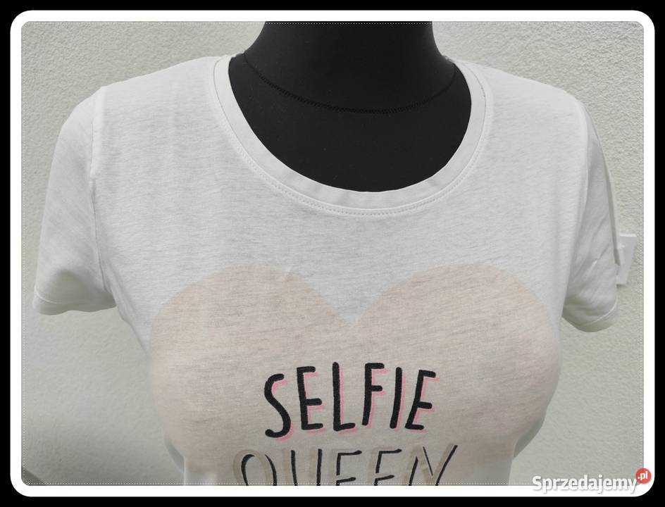 Koszulka tshirt Selfie Quenn rozmiar 40 L HOUSE Płock