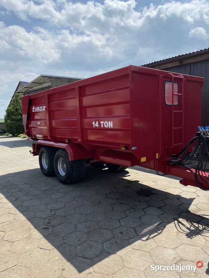 Przyczepa skorupowa tinaz 14t