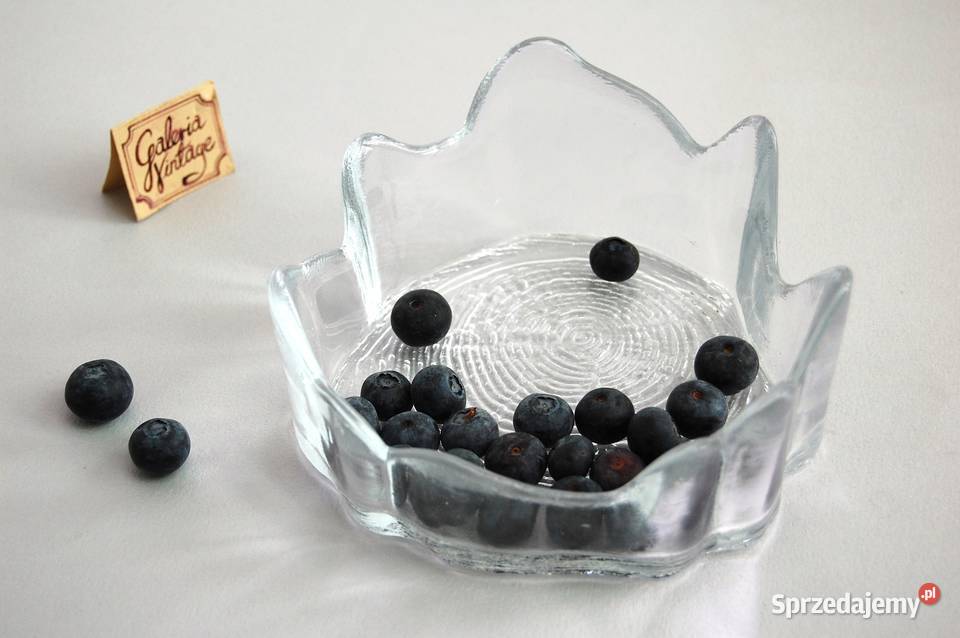 Kryształowa miska pień drzewa vintage design Lublin