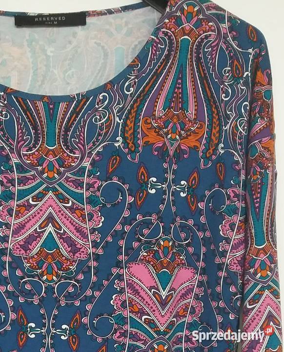 M 4042 kolorowa tunika Resserved Gliwice sprzedam