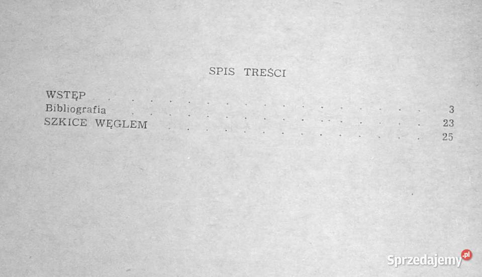 Szkice węglem Henryk Sienkiewicz Rok wydania 1988 lubelskie Chełm