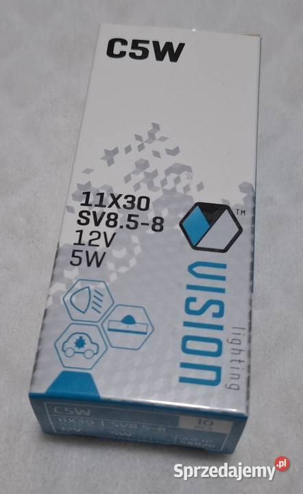 Żarówka C5W 11x30 12V 5W SV858 Vision 1 osobowe Czeladź