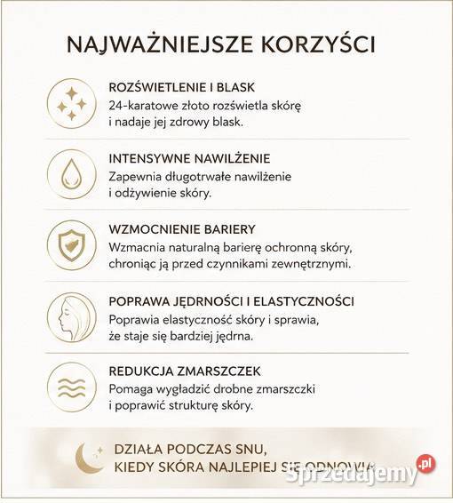 Atomy Absolute 24K Gold Night Maskmaseczka na Opole