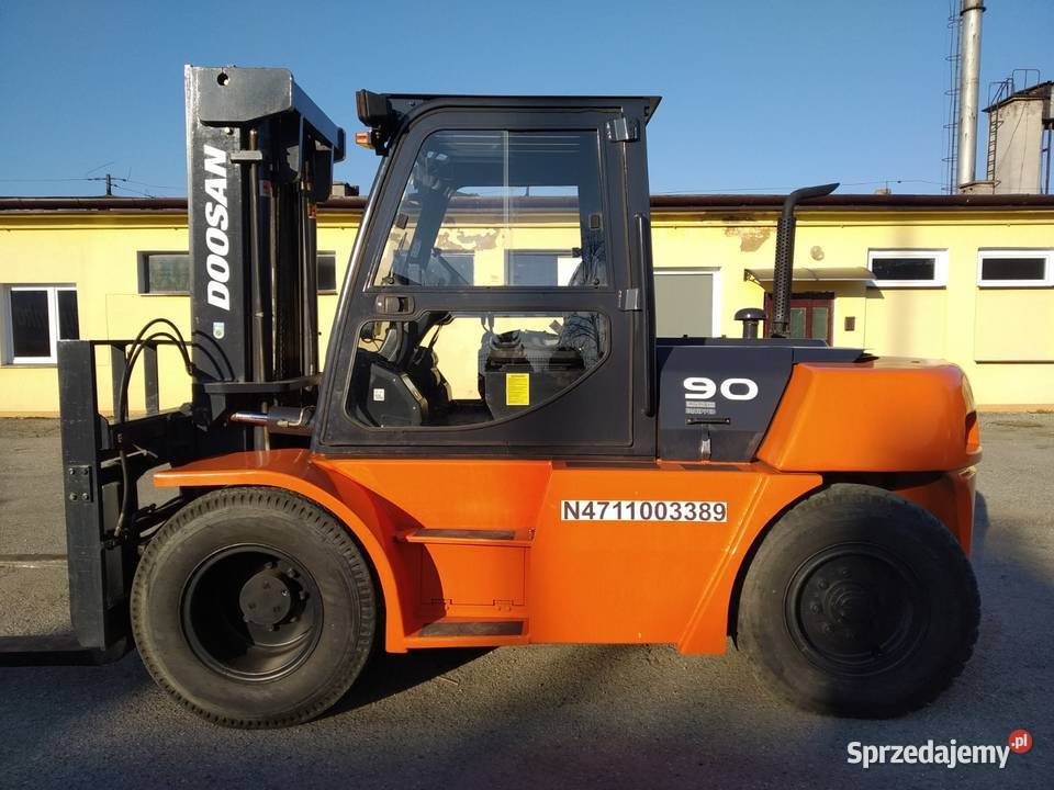 Wózek widłowy DOOSAN D90S 9 ton diesel Wózki widłowe małopolskie Stary Sącz
