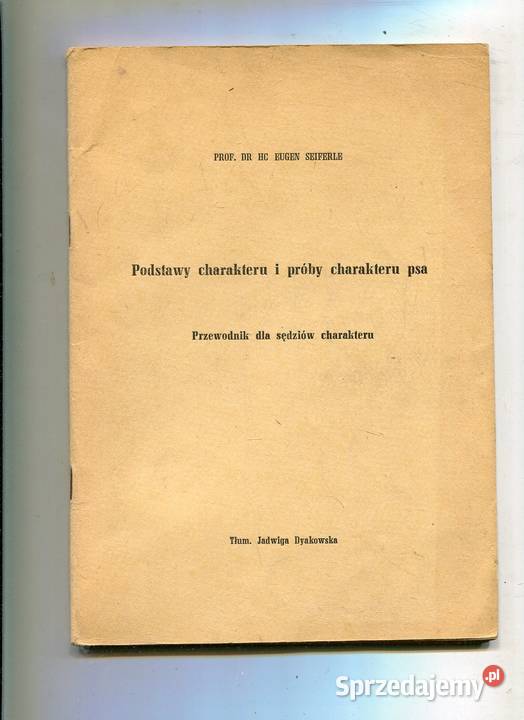 Podstway charakteru i próby charakteru psa zachodniopomorskie Szczecin
