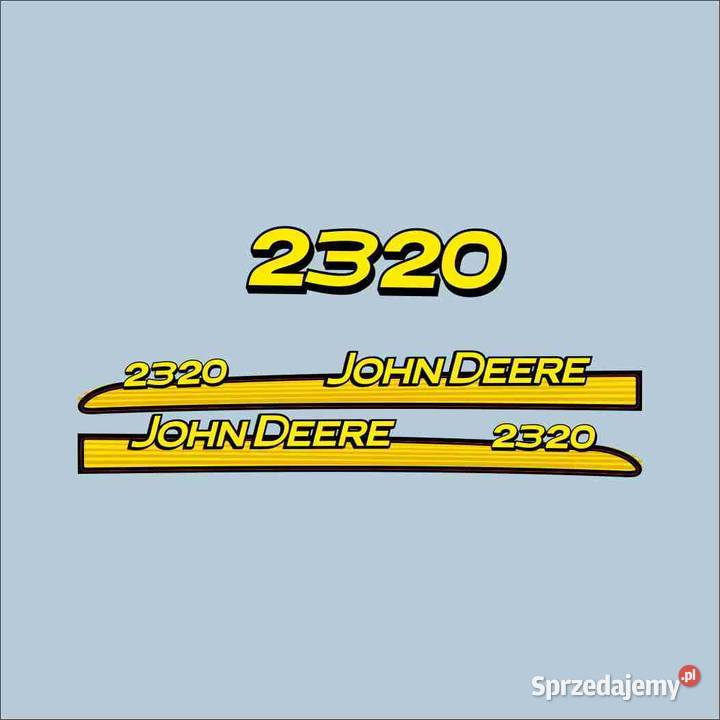 Naklejki na maskę John Deere 2320 MOCNE wielkopolskie Pleszew