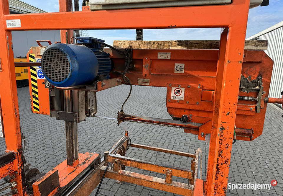 Trak pilarka taśmowa pozioma WIREX typ CZ1ZM do Sierakowska Huta