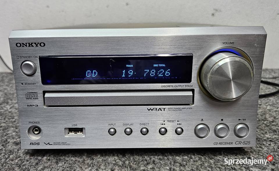 Wieża Stereo ONKYO CR525 pilot wysyłka 15 Kraków