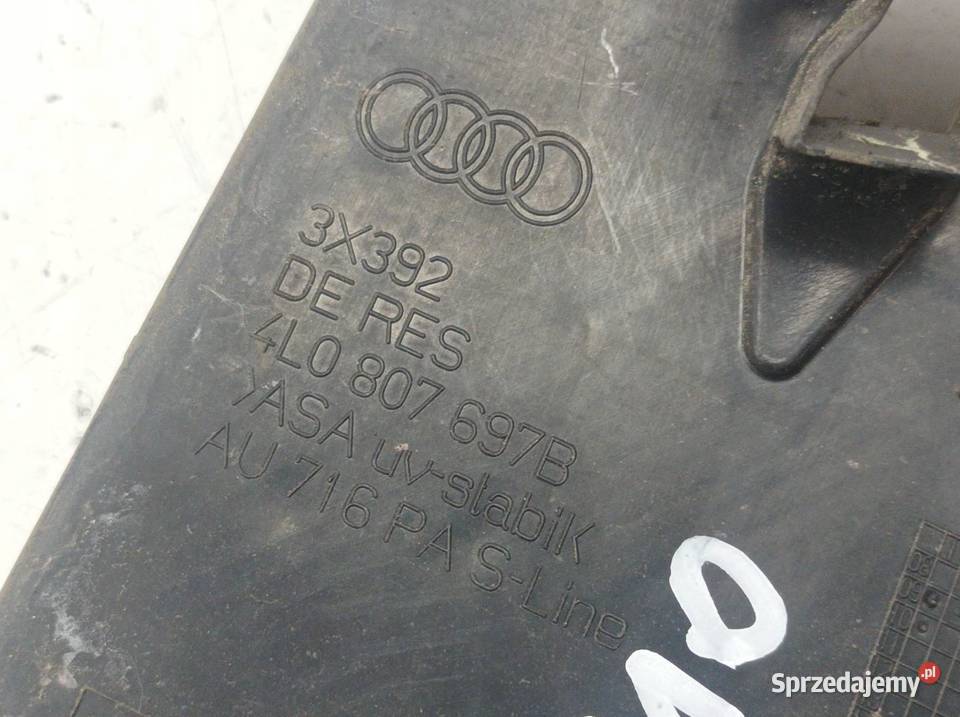 KRATKA ZDERZAKA LEWY PRZÓD 4L SLINE 4L0807697B świętokrzyskie