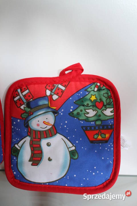 rękawice łapki kuchenne święta prezent komplet Toruń