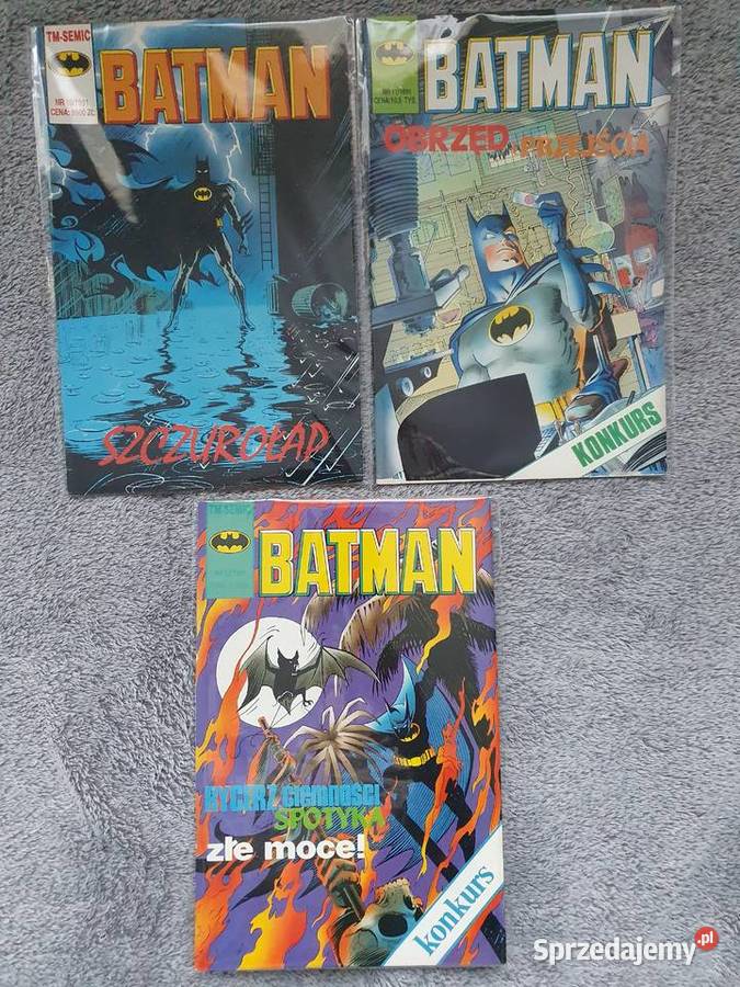 Batman zestaw 11 komiksów TM Semic rocznik 1991 Rok wydania 1991