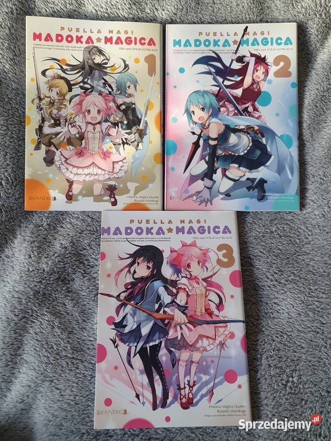 Puella Magi Madoka Magica zestaw 3 tomów wydanie Gdynia