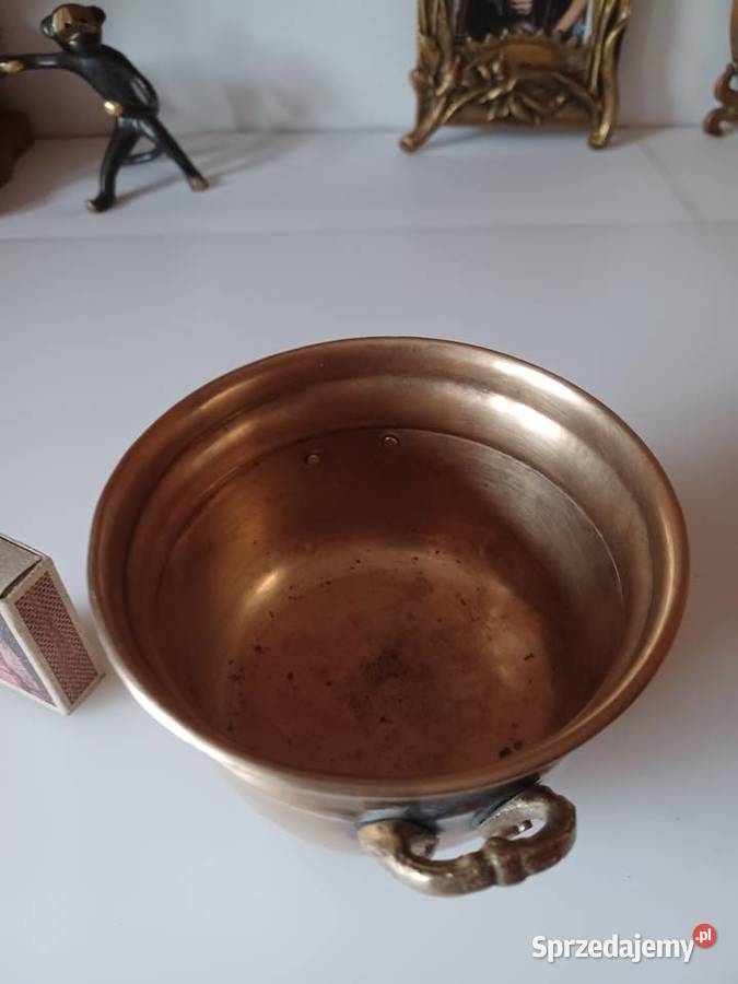 Piękna mosiężna donica Kolekcja sprzedam