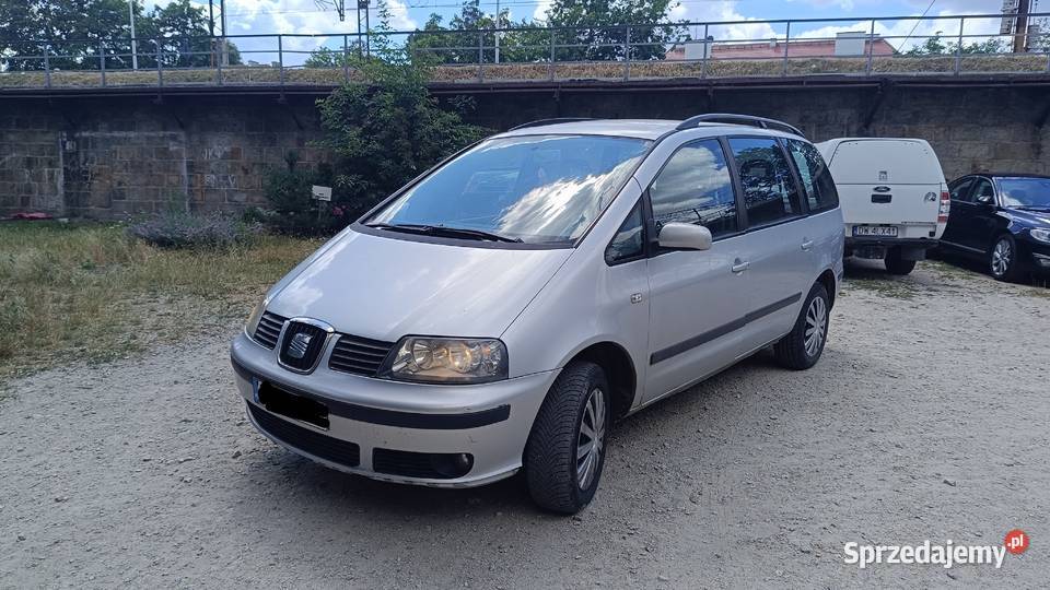 Seat Alhambra 19TDI 2004r dolnośląskie Wrocław
