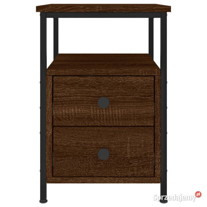 Szafki nocne 2 brązowy dąb 34x355x50 WM826022 Warszawa