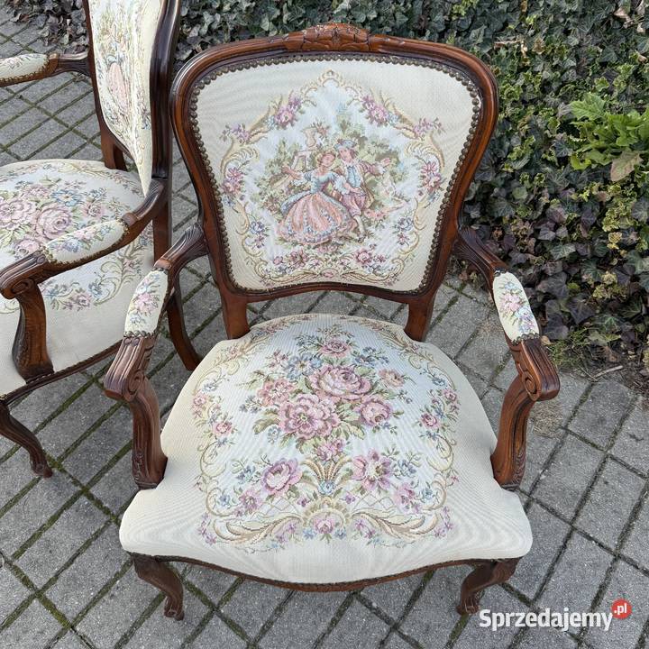 ARTexpert Para foteli Ludwik fotel tapicerka Dobrzany